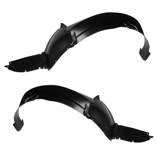 Image of TRQ Front Inner Fender Liner Set Compatible with 2007-2009 Pontiac G5 GM1250120 GM1251121