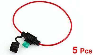 Uxcell a14012100ux0387 5 Pcs 32V 30A Mini ATC Blade Fuse Holder Container (Pack of 5)
