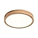 Produktbild Schindora runde LED-Deckenleuchte aus Holz, dimmbar mit Fernbedienung, 28 W, 40 cm Durchmesser, für Wohnzimmer, Küche, Esszimmer, Haus, Büro, Kinderzimmer