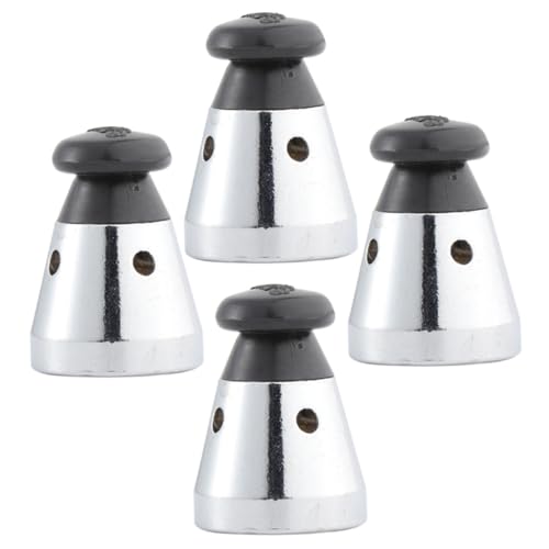 Gatuida 4 pièces Soupape de Sécurité Autocuiseur Valve Régulatrice Pression Détachable Compatible Cocotte Robuste