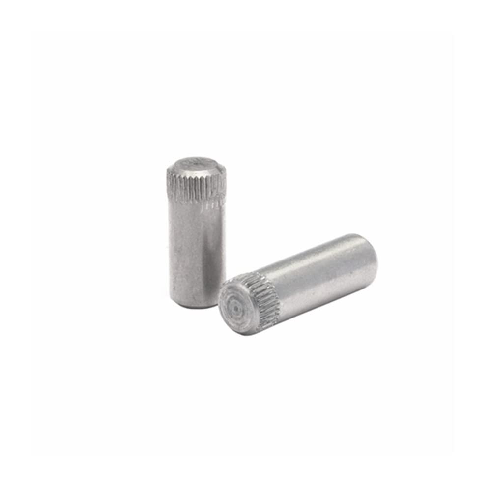 50 szt. radełkowane kołki osi ze stali nierdzewnej 304, kołki prętowe 6 x 35 mm do mocowania urządzeń blokujących, stała forma mechaniczna.