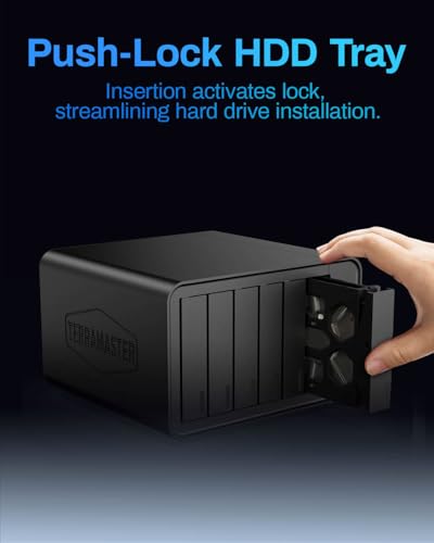 Image of TERRAMASTER F6-424 NAS Storage 6Bay - N95 Quad-Core CPU, 8GB DDR5 RAM, Dual 2.5GbE Ports, Network Attached Storage with High Performance (Diskless)