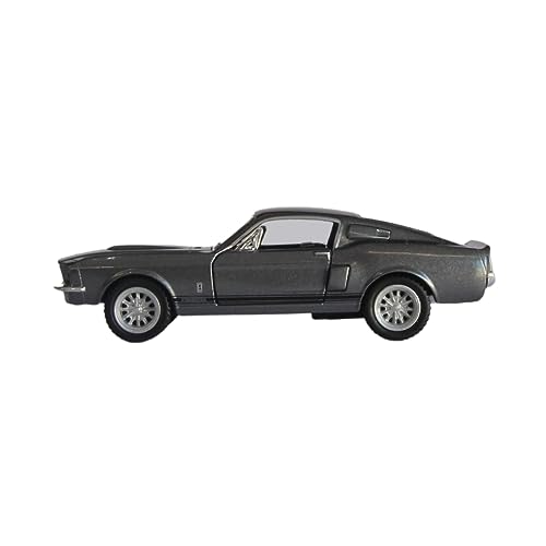 Miniatura Shelby Gt-500 1967 Kinsmart 1:38 Cinza
