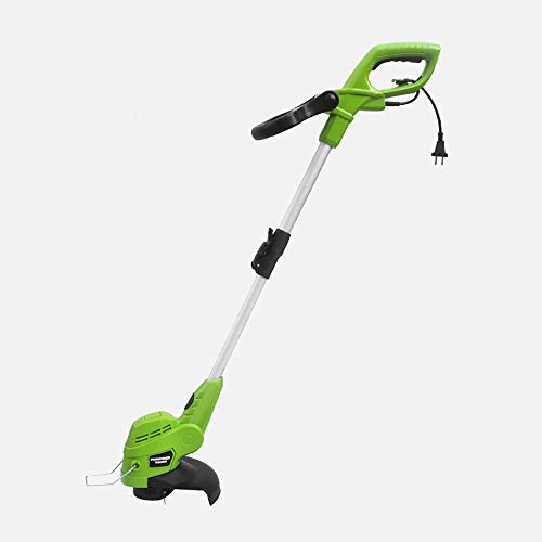 QJJML Small Mower, Copper Wire Motor, Roller Trimming, Telescopic Handlebar, High Horsepower, Noise, Fast Cutting,500W-20Mpowercord