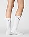 Nike Unisex Everyday Cushioned Training Crew Socks (6 Pairs), White/Black, Medium