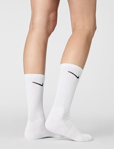 nike unisex adult everyday cushioned training crew socks 6 pairs