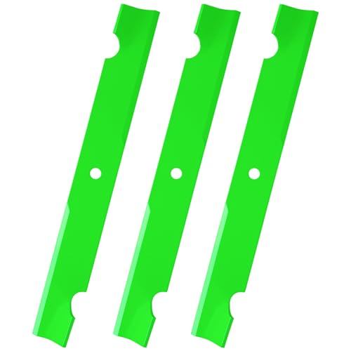 UIOWJC 60 Deck Mower Blades Assembly Fit for Bad Boy ZT CZT Pup 60 Maverick Zero Turn Lawn Mower Replaces OEM 038-6050-00 038-6060-00 (3 Pack)