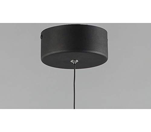 Et2 E21441-Bkmg Mermaid Unique Rotatable Metal Cone Led Mini Pendant Ceiling Lighting, 1-Light 7.2 Watt, 9" H X 5" W, Black/Metallic Gold #TOP1