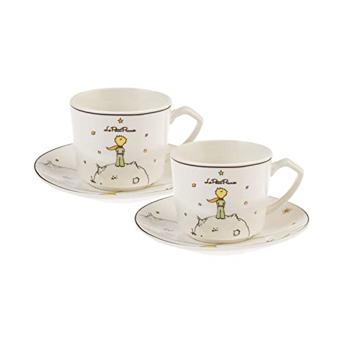 Karaca Petit Prince 2 Tasses à Café 80 ml Tasses à Moka Tasses à Expresso en Porcelaine Cover