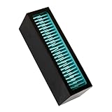 MUCKLILY シリコン製多機能メイクブラシ収納ホルダー ペンスタンド 化粧品オーガナイザー 薄荷グリーン 硅胶方盒設計 スリッシュでコンパクトな収納ラック