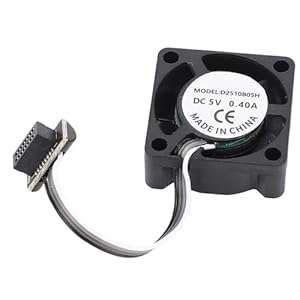 Hotend-Lüfter für P1P P1S 3D-Drucker, 2510 Lüfter 25 X 25 X 10 Mm, 18.000 U/min, 5 V Lüfter, PWM-Temperaturregelung