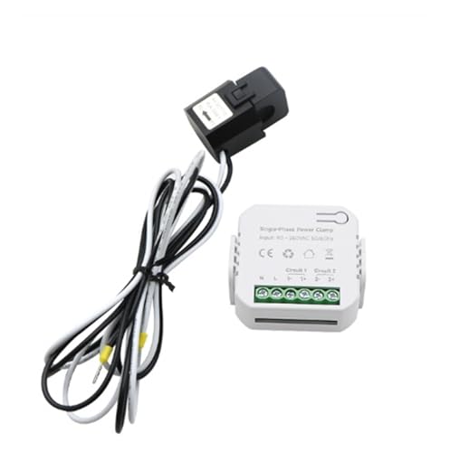 Medidor de energía WiFi bilateral con pinza de 300A para monitorizar el consumo de luz
