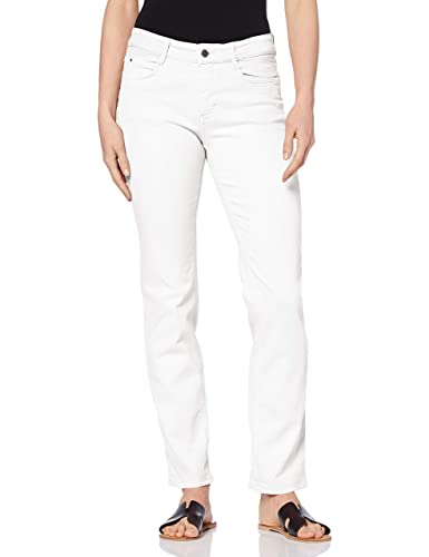 MAC JEANS Damen Dream Straight Jeans, White Denim, 40 / L32...