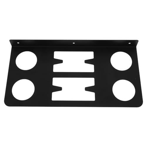 Support de batte de baseball Healvian en fer noir au design sobre - 2