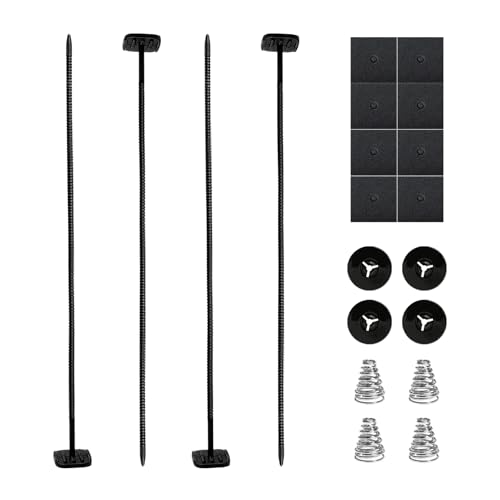 XJVSS Automotive Fan Mounting Kit, Electric Mount Hold Down Transmission Cooler Installation Set, Universal Car Radiator Fan Zip Ties Straps for Most Vehicles, Car Accessories