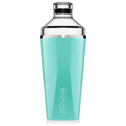 BrüMate TripleInsulated Cocktail Shaker and Tumbler, Aqua Cocktail
