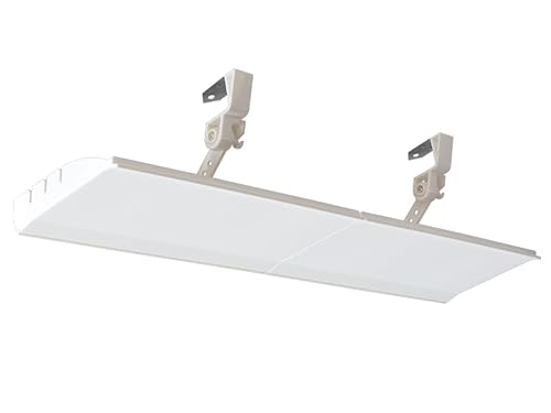 アシスト・ルーバー ハンガーベース仕様 業務用エアコン 風除け カバー 幅52cm 引っ掛け固定式 AL-03W-HB オフホワイト 整流機能つき 風向調整板 天井埋込形 逆流 横漏れ 結露防止機能搭載 8個セット