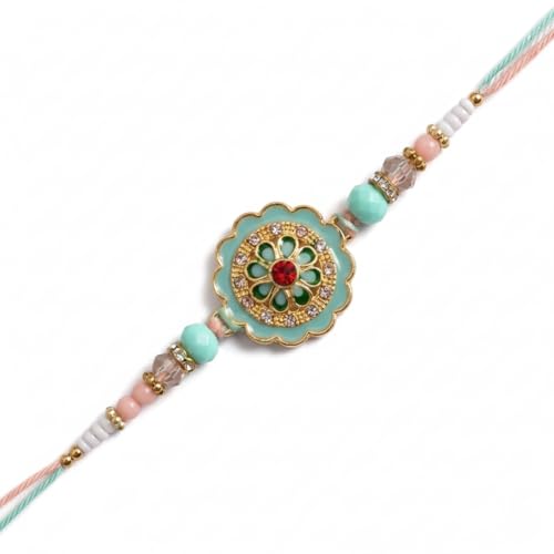 MYZONE - MYZONE Traditional Flower Rakhi for Brother - Elegant Rakshabandhan Celebration Thread - Best Deal on Amazon