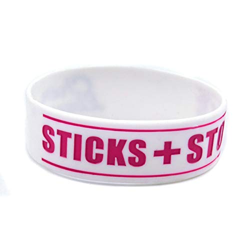 XLinCher Lloyd Sticks + Stones star strap bracelet 1 inch Silicone bracelet