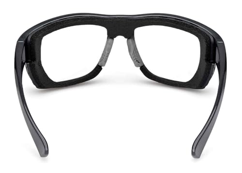 Harley-Davidson Men's Metal Bound Clear Lens Sunglasses, Shiny Blackened Pearl3