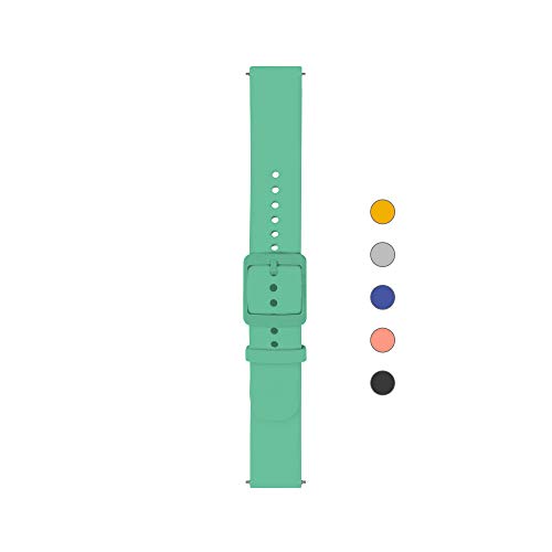 Withings/Nokia - Wristbands for Steel HR 36mm, Steel HR Rose Gold, Move, Steel, Activite, Pop, Mint - Plastic Buckle, 3700546705359 , One Size Fits all
