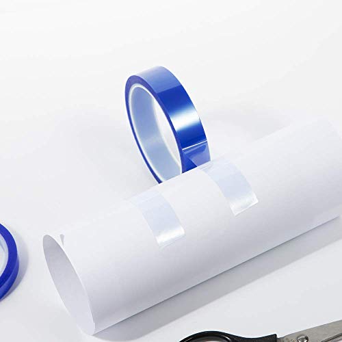 PYD Life 4 Rolls 0.8 Inch x 108 Ft Sublimation Blanks Thermal Heat High Temp Resistant Tape Up to 250 C(480 F) for Sublimation Tumblers Cups T-Shirts Printing