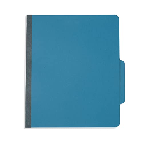 Blue Summit Supplies BSS-10029 Dark Blue Classification Folders, 3 Dividers, Letter Size With 2 Inch Tyvek Expansions, Use For Organizing Medical Records & Client Files thumb #1