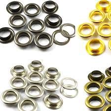 Image of Multipurpose Eyelet /Grommet Without Washer Made of Brass, Colour - Antique Brown, Gold, Black Size Outer Dia 5 mm, Inner 3 mm, Outer Height 5 mm and Inner - 3 mm (200, Antique)