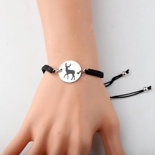 Deer Bracelet Deer Themed Jewelry Wildlife Spiritual Gift Animal spirit Gift For Nature Lovers3