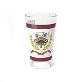 Flag of Marion County West Virginia (United States) Pint Glass 16oz