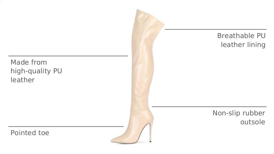 Image of Thigh high boots for women striped Back zipper Burgundy Zebra Print Over the knee Sexy gold white pointed toe Cow Print leopard Magenta stiletto heel