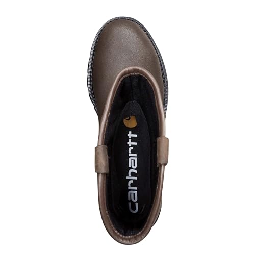Image of Carhartt Men's Heritage WP 11 inch Steel Toe Wellington | 100% Leather, Abrasion-Resistant, Safety Toe & Cushioned PU Comfort, Waterproof, Electrical Hazard Protection