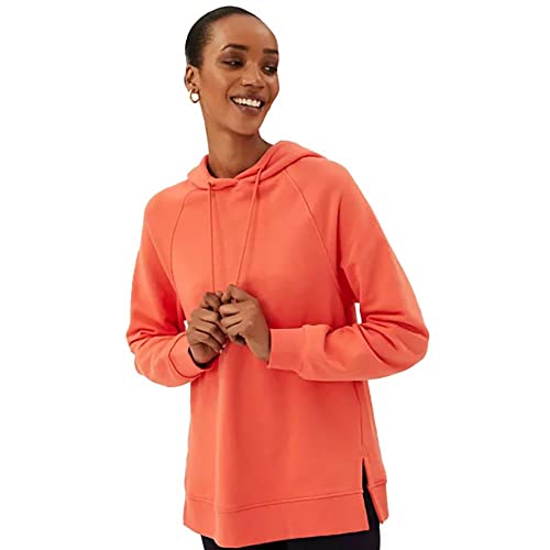 Image of Marks & Spencer Pure Cotton Long Sleeve Longline Hoodie