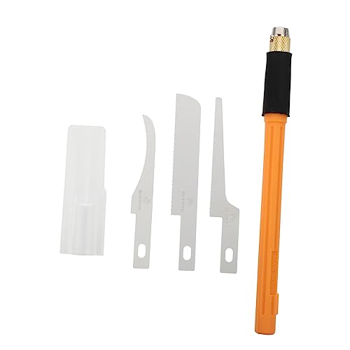 FOYTOKI 1Set Mini Hacksaw Tool Kit Hand Cutting Tools for DIY Crafts Non Slip Handle Easy to Install for Tight Spaces Reliable and Practical Model Craft Equipment