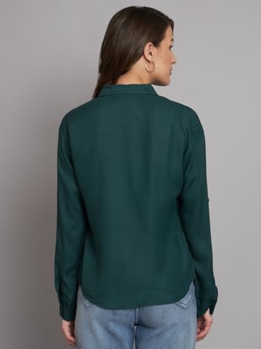 Image of FUNDAY FASHION Women's Rayon Blend Regular Fit Long Sleeve All Purpose Shirt