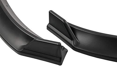 3PCS Front Bumper Lip Kit fit for compatible with 2014-2017 Volkswagen Golf MK7, Sport-Style Splitter Trim Protection Spoiler, Air-Dam-Chin-Diffuser (Unpainted Matt Black)