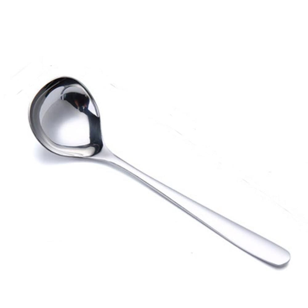 Juego de cucharas a Granel, Cuchara espesante, Creativa, de Mango Largo, para Servir ollas Calientes en hoteles, cucharón para Sopa, Utensilios Esenciales para la Cocina del hogar,