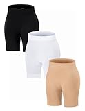 3 Pack Slip Shorts for Under Dresses Women - Anti-Chafing Cooling Slip Shorts, Women's Seamless Under Skirts