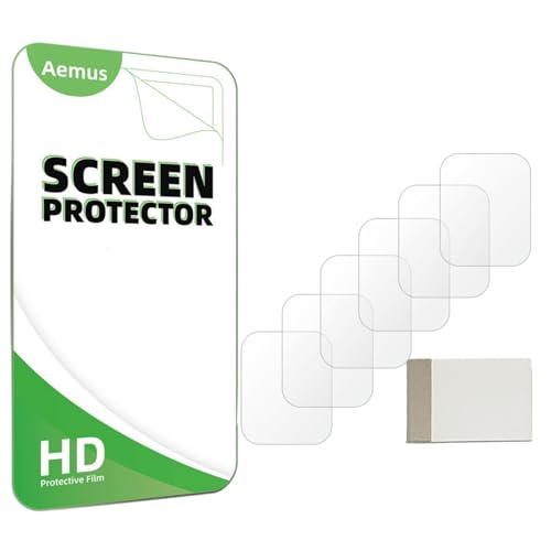 Aemus Screen Protector For G39 Smart Watch 1.85" (6 Pack) Clear TPU Soft Film, Compatible for AKUMAKA Fitness Tracker Watch Screen Film