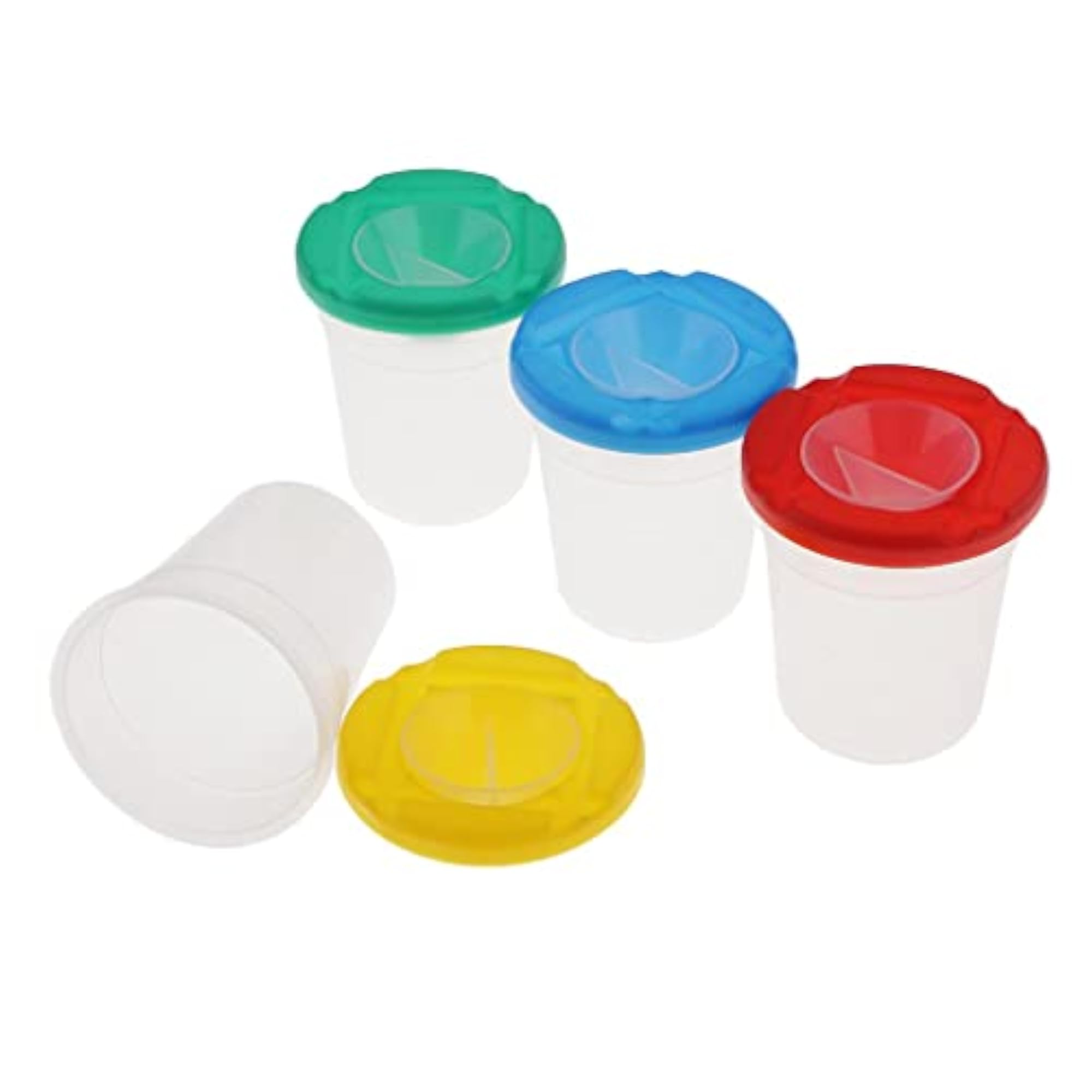 4 Piece No Spill Paint Cups for Kids