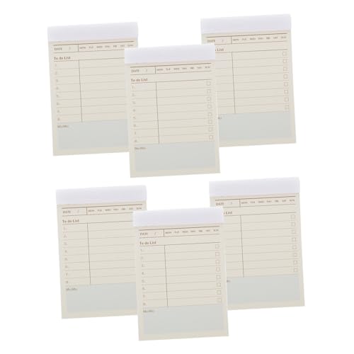 HYTROVE 冊 可粘性メモパッド 小型ライティングノートポータブルやることリスト文具 日毎の予定管理用メモシール