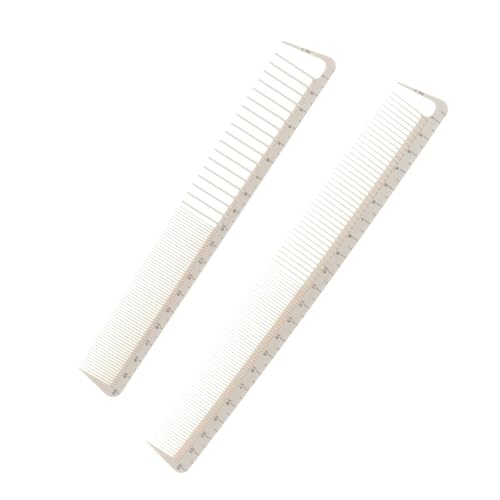 Set profesional de 2 peines para cortar cabello miniatura 3