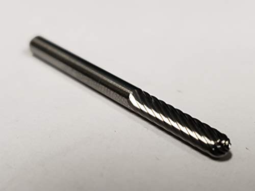 Fresa Alfa Tools B71254 Carburo 1/8 pulg cabeza y vástago miniatura 1