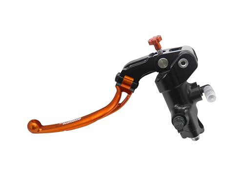 Pompe d'embrayage forgée 19x20 noire et orange pour moto Suzuki GSX-R 600 2004-2005