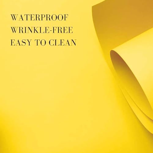 Image of SMILEDRIVE Photography Background Sheets, 60 x 120 cm, Pink & Yellow | Waterproof, Wrinklefree, PVC Material
