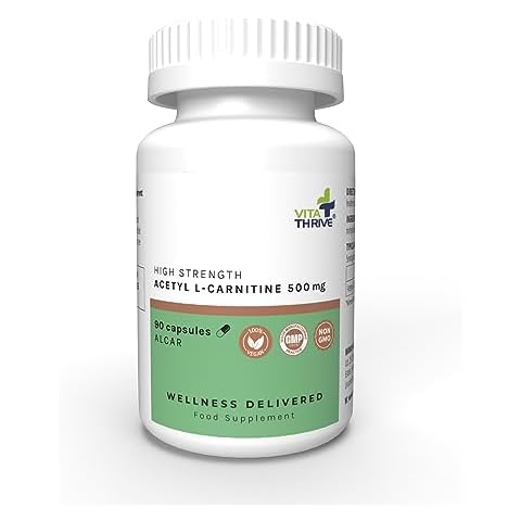 VitaThrive® Acetyl L Carnitine 500mg Capsules Cover