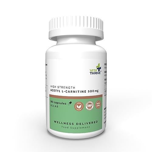 VitaThrive Acetyl L-Carnitine 500mg 90 Capsules