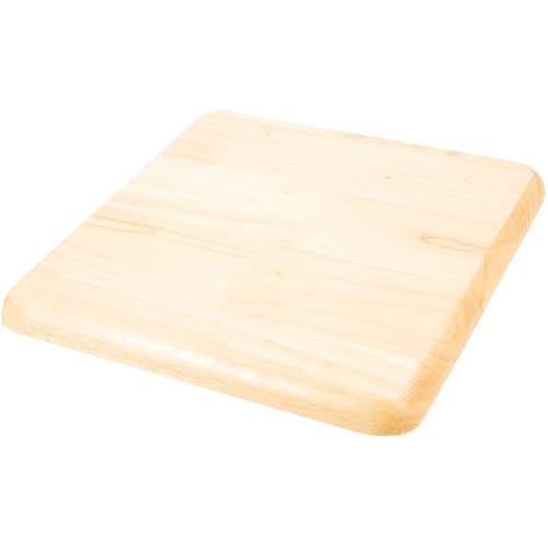 Siège de tabouret en bois massif de qualité supérieure carré