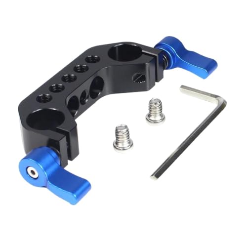 Abrazadera de rieles de 15mm con doble rosca para evitar vibraciones 3