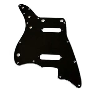 Gitaar Onderdelen Voor Fender US Jazzmaster Strat Pickup Gitaar Pickguard (3 Ply Zwart)